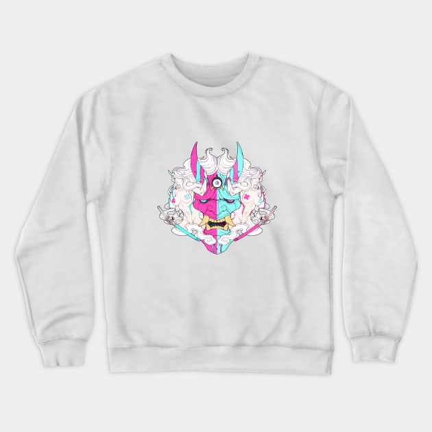 Hannya Crewneck Sweatshirt by Pan_Ren_Wei